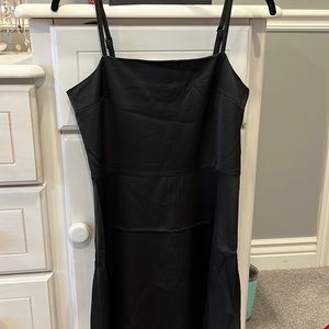 Francesca's Black Silk Dress